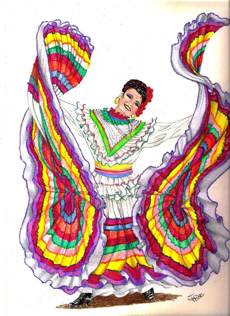 mexican drawings chola