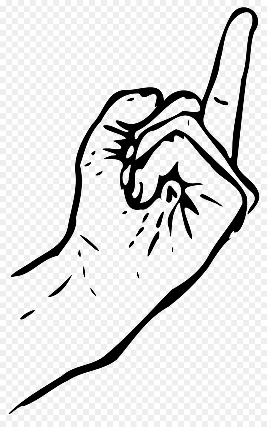 900x1440 Drawing The Finger Middle Finger Clip Art