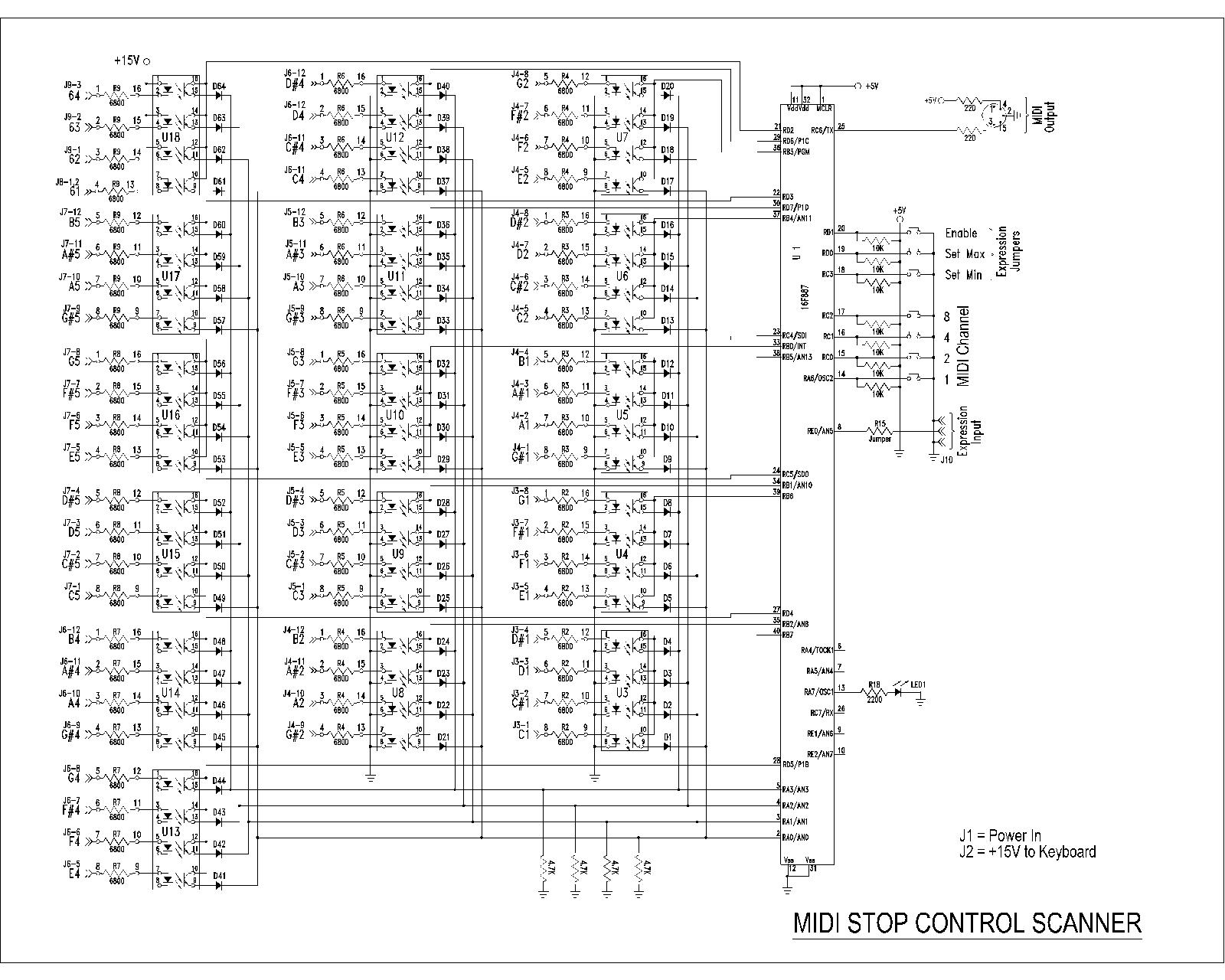 1600x1280 Midi Organ Interface Project