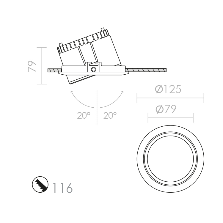 750x750 Antares Midi Led