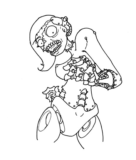 463x543 System Shock 2 Midwife Cyborg By Oggurke