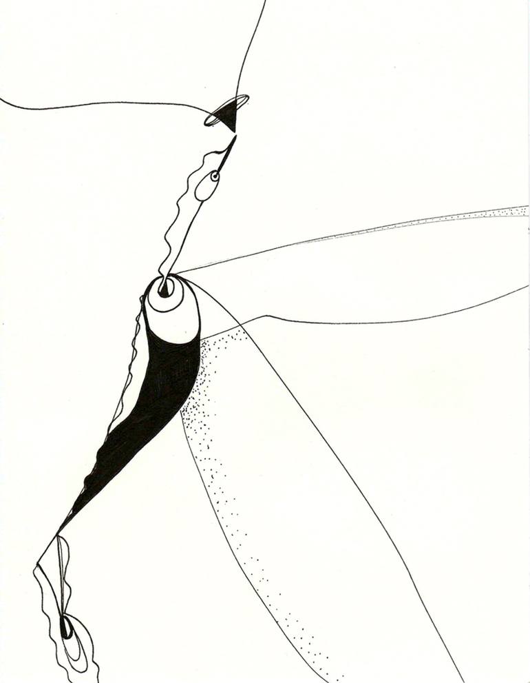 770x991 Saatchi Art Mile Drawing By Lauren Bennett