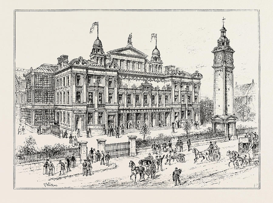 900x668 Completed Buildings Of The Peoples Palace Mile End Road Drawing By