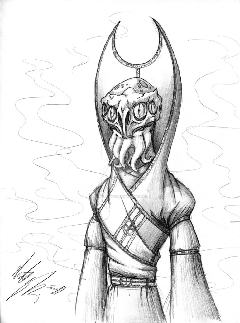 770x1037 Mind Flayer Sketch By Scotlandtom