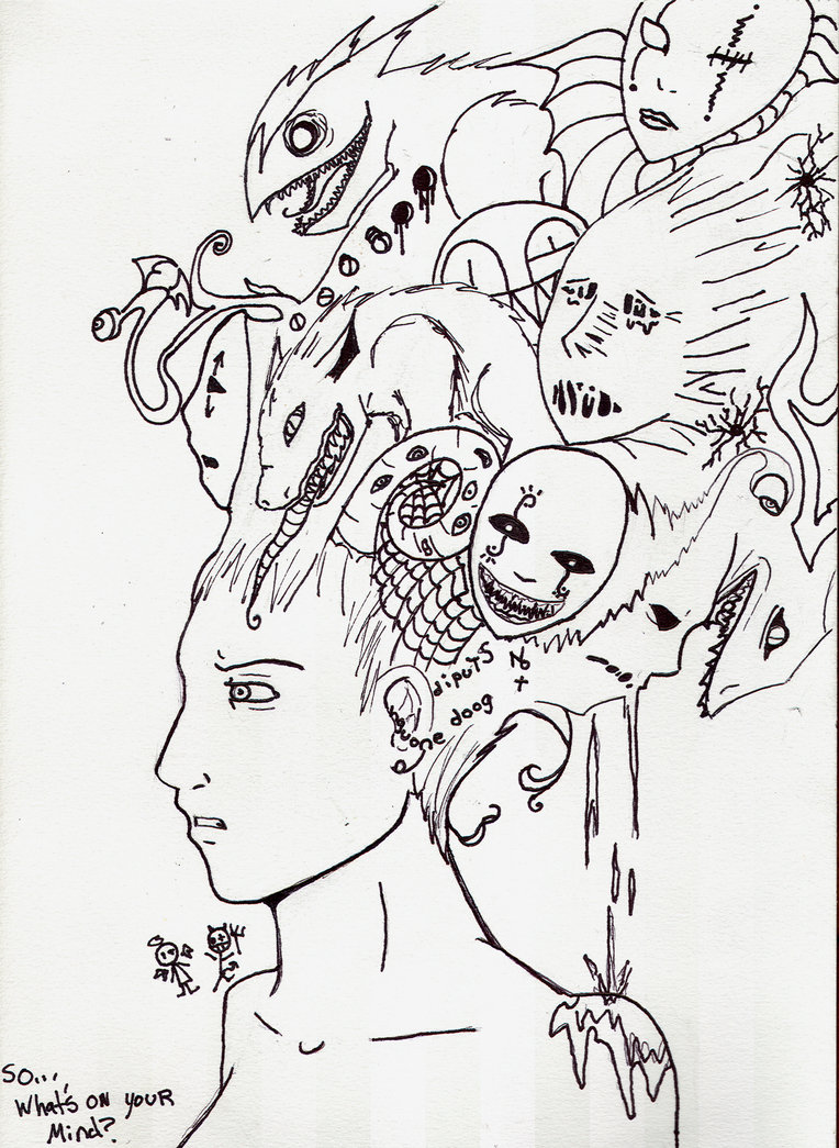 764x1045 What's Your Mind By Schitzophrenia