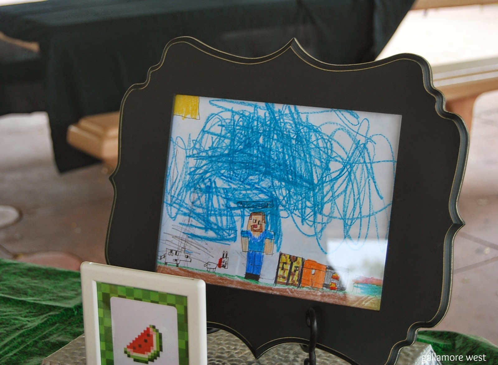 1600x1174 Gallamore West 7th Birthday Simple Minecraft Party Ideas!