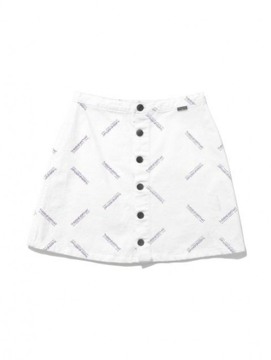 528x702 Thisisneverthat W Button Up Skirt White Collections