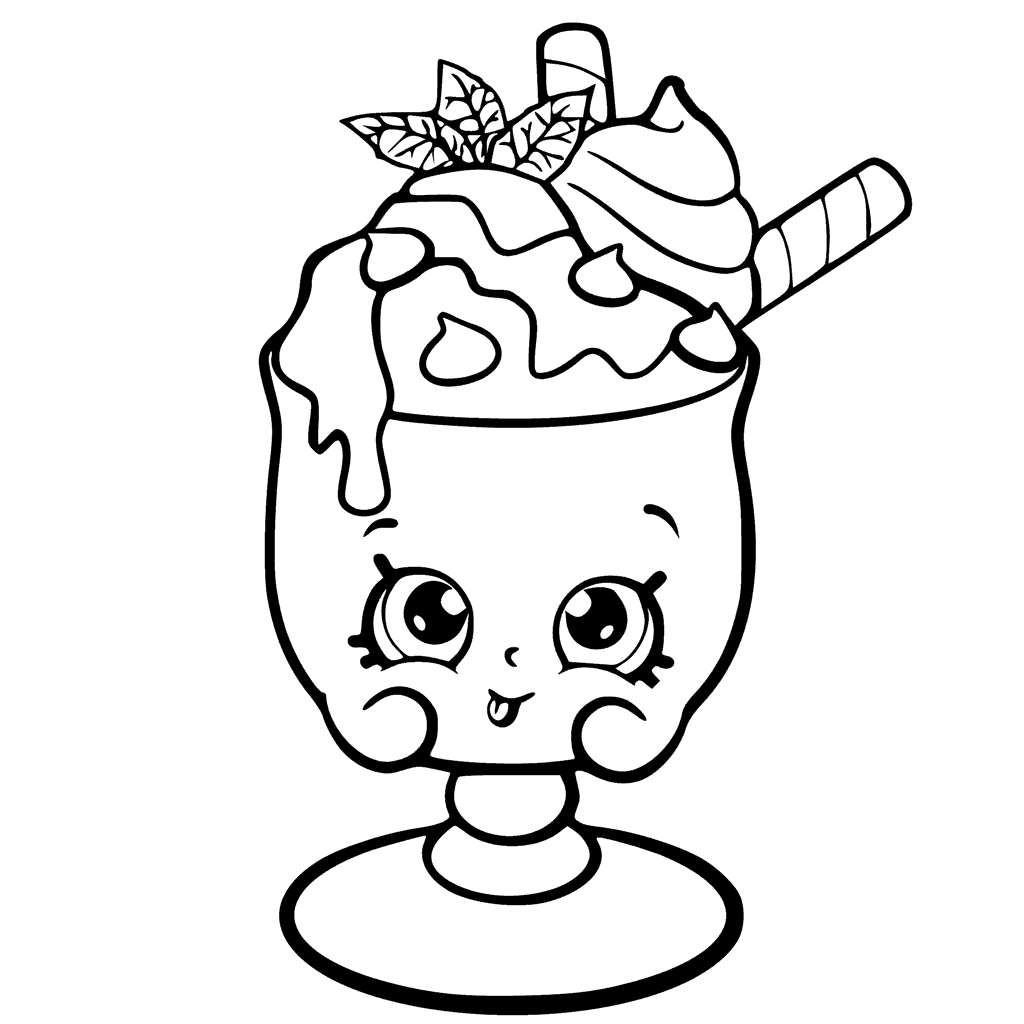 1024x1024 Choc Mint Charlie From Shopkins Chef Club Coloring Page