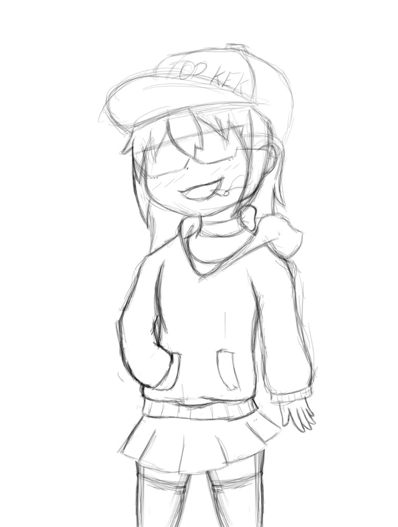 777x1029 Mlg Madoka Is Back Sketch By Armorcooler21