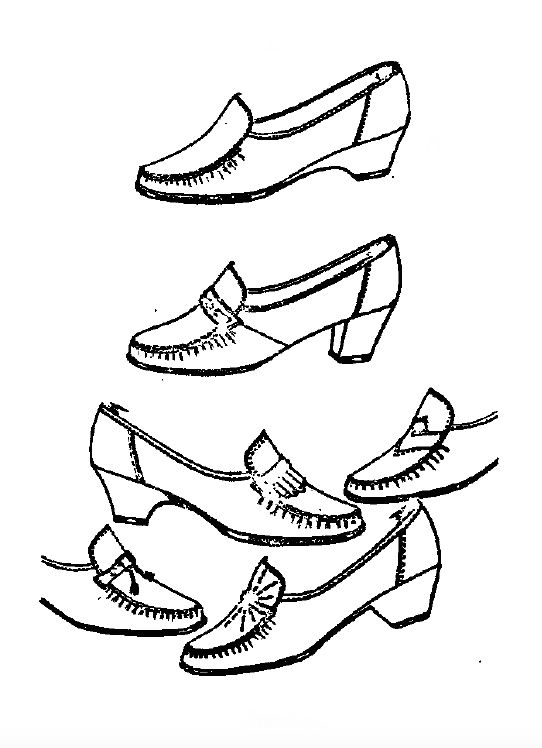 Moccasins Drawing at GetDrawings | Free download