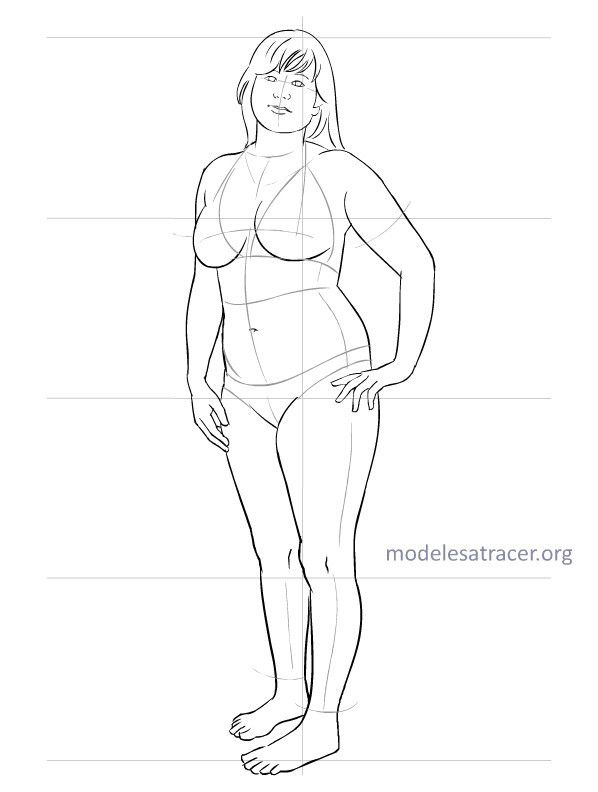 598x792 Silhouette Dessin Mode 0017 Figure Drawing