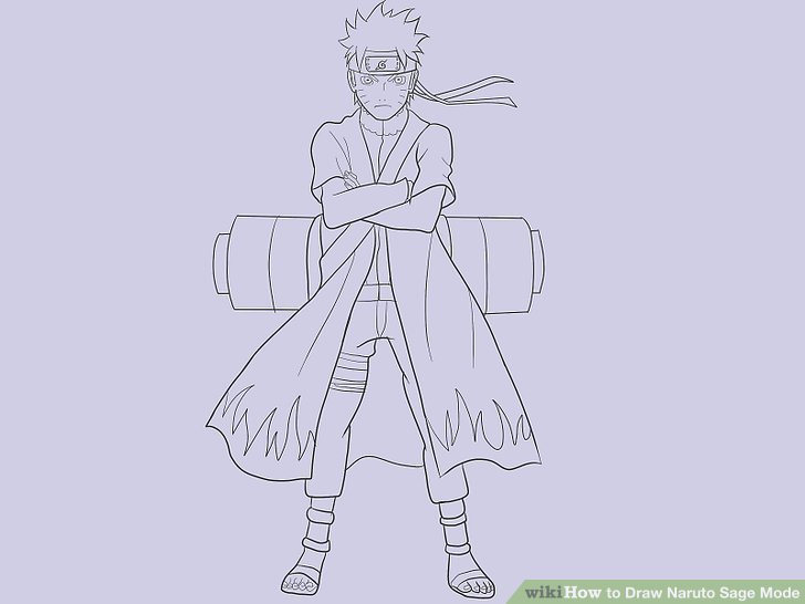 728x546 How To Draw Naruto Sage Mode (With Pictures)
