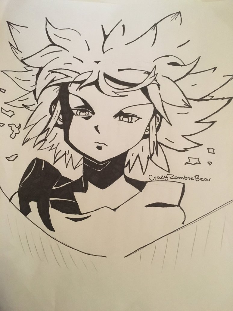 774x1032 Killua (Godspeed Mode) Drawing By Crazyzombiebear