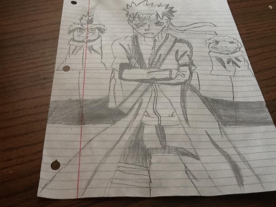 960x720 Naruto Sage Mode Drawing X3 By Chrispwnz95