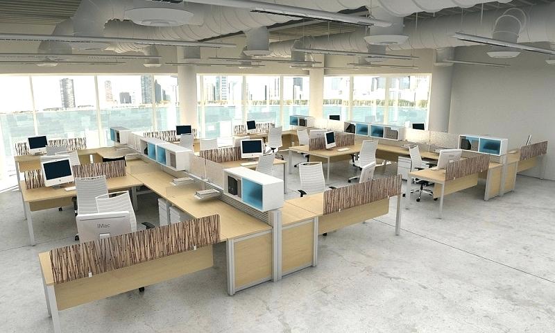 800x480 Modern Office Layout Plan Executive Design Small Drawing