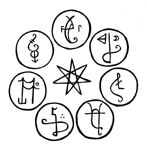 600x618 87 Best Magic Talismans Sigils Seals Images