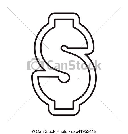 450x470 Money Symbol Isolated Icon Vector Illustration Design Vector Clip