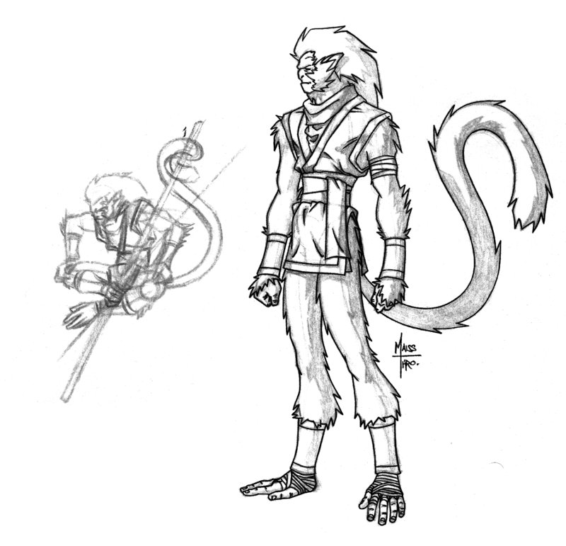 800x771 Monkey King By Maiss Thro