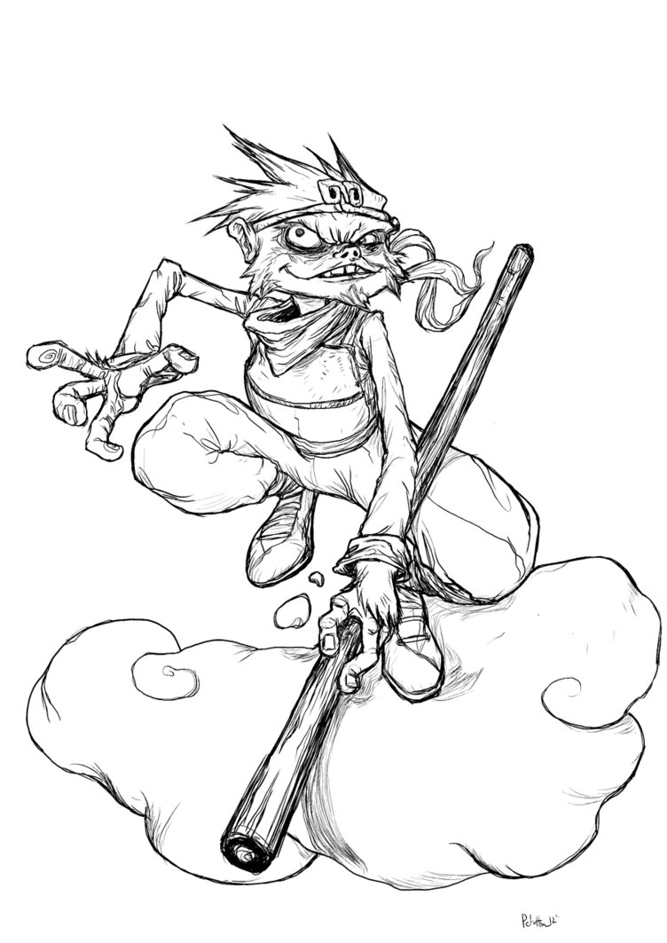 752x1063 Monkey King By Peter Hon