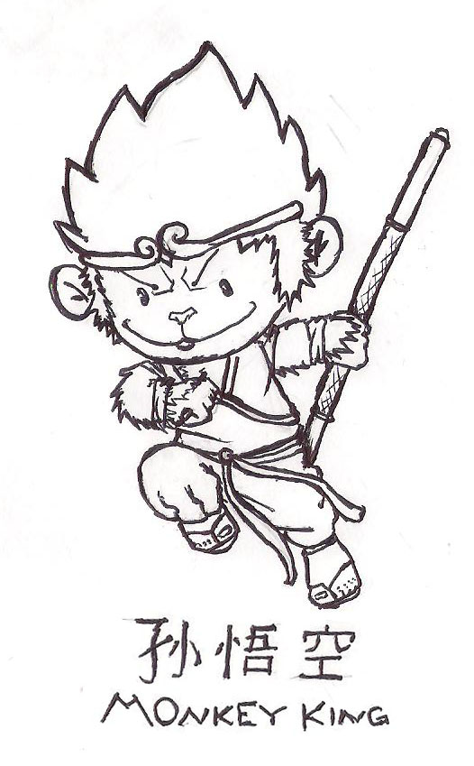 526x849 Monkey King By Jokemaster23