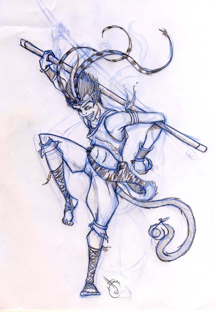 744x1074 Oh That Monkey King By Flash Impulse