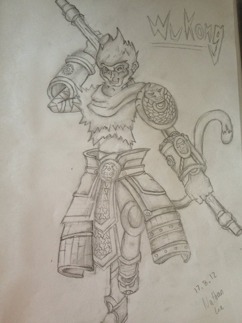 774x1032 Wukong The Monkey King By Megaflameable