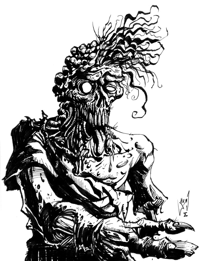 650x843 The Zombie Mood By Cruzarte