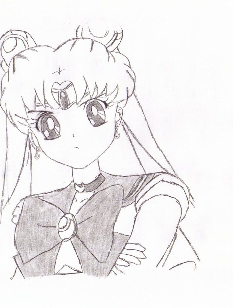 777x1027 Easy How To Draw Sailor Moon Image Gallery