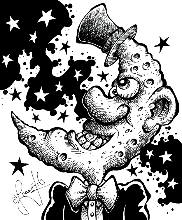 624x754 Pen And Ink Johnny