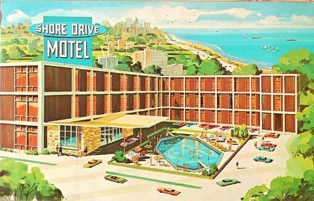 622x398 Shore Drive Motel Drawing C1960 Chuckman's Photos