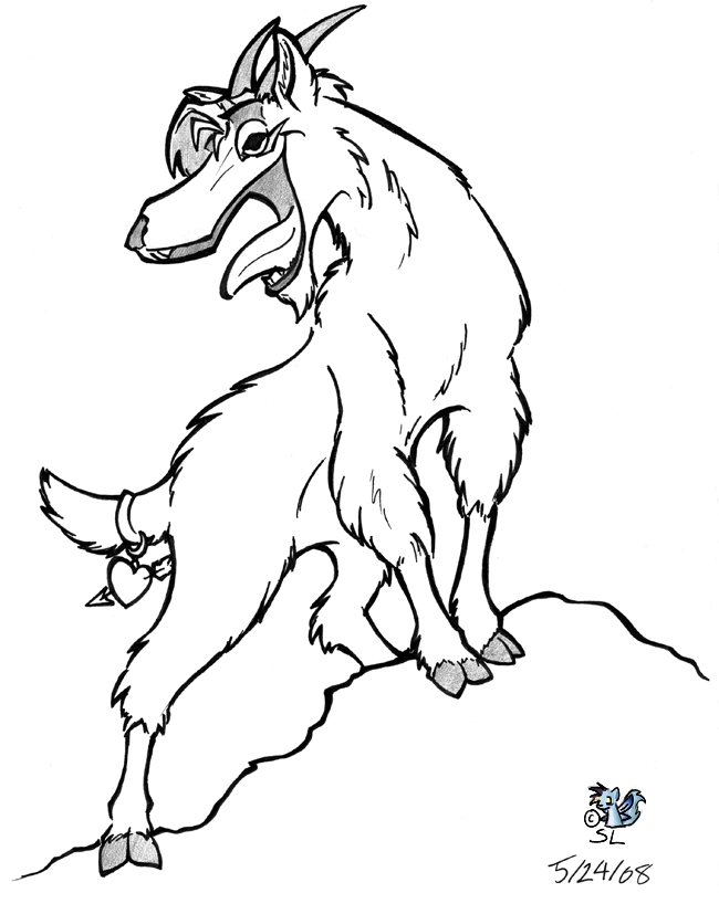 650x827 Mountain Goat By The Snowlion