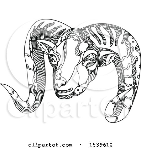 450x470 Royalty Free Goat Illustrations By Patrimonio Page 1