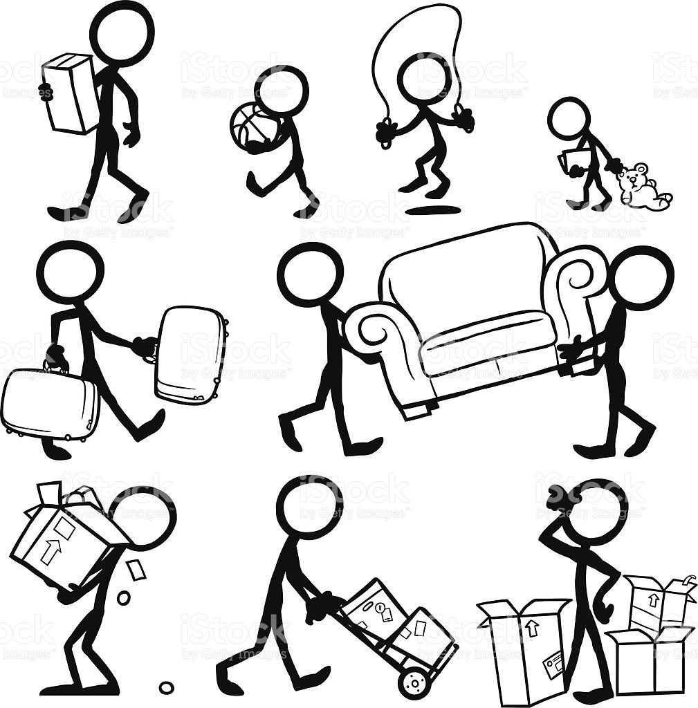 1009x1024 Stick Figure People Moving Illustration Id167591029