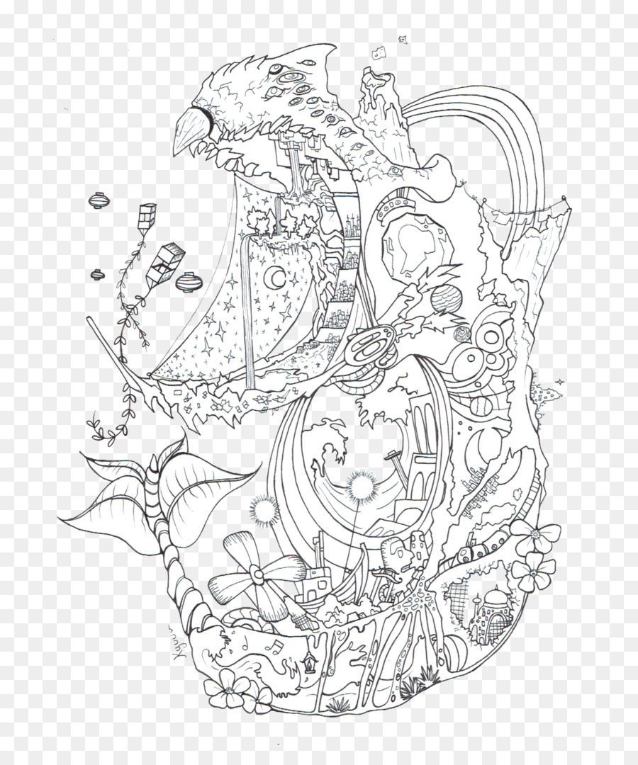 900x1080 Drawing Visual Arts M02csf Line Art