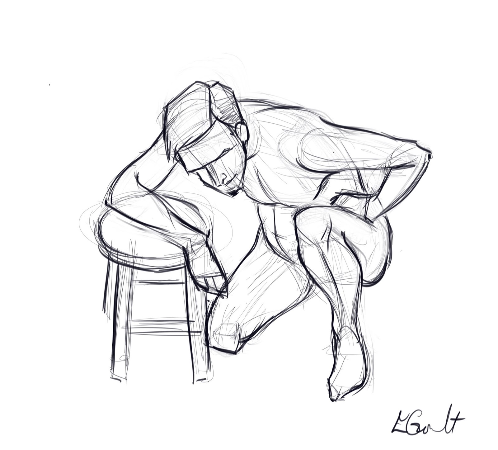 1600x1445 Emilie Goulet, Cg Animator Moving Poses