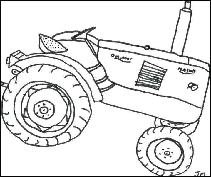 718x604 Lawn Mower Coloring Page Tractor Trailer Clip Art Drawings Tractor