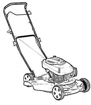 300x345 Engine Powered Lawn Mowers