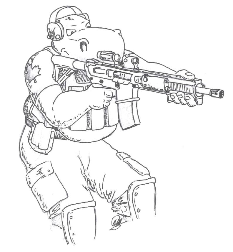 792x855 Drawn Rifle 1 Gun