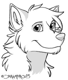 236x280 Cartoon Wolf Lineart By Ms Paint Friendly Deviantar On The Best