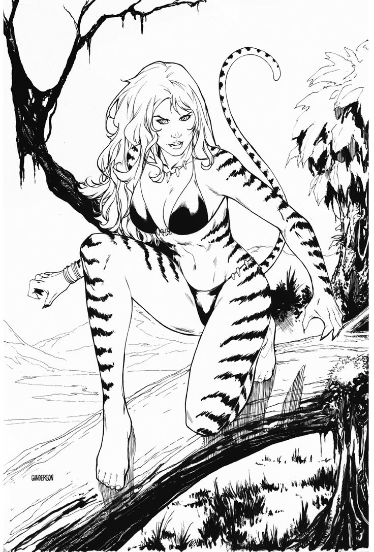 736x1087 19 Best Lineart Tigra Images On Comics, Cartoon Art