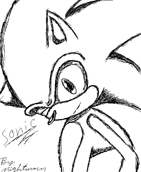 486x592 Sonic Msp Sketch By Nightmarn