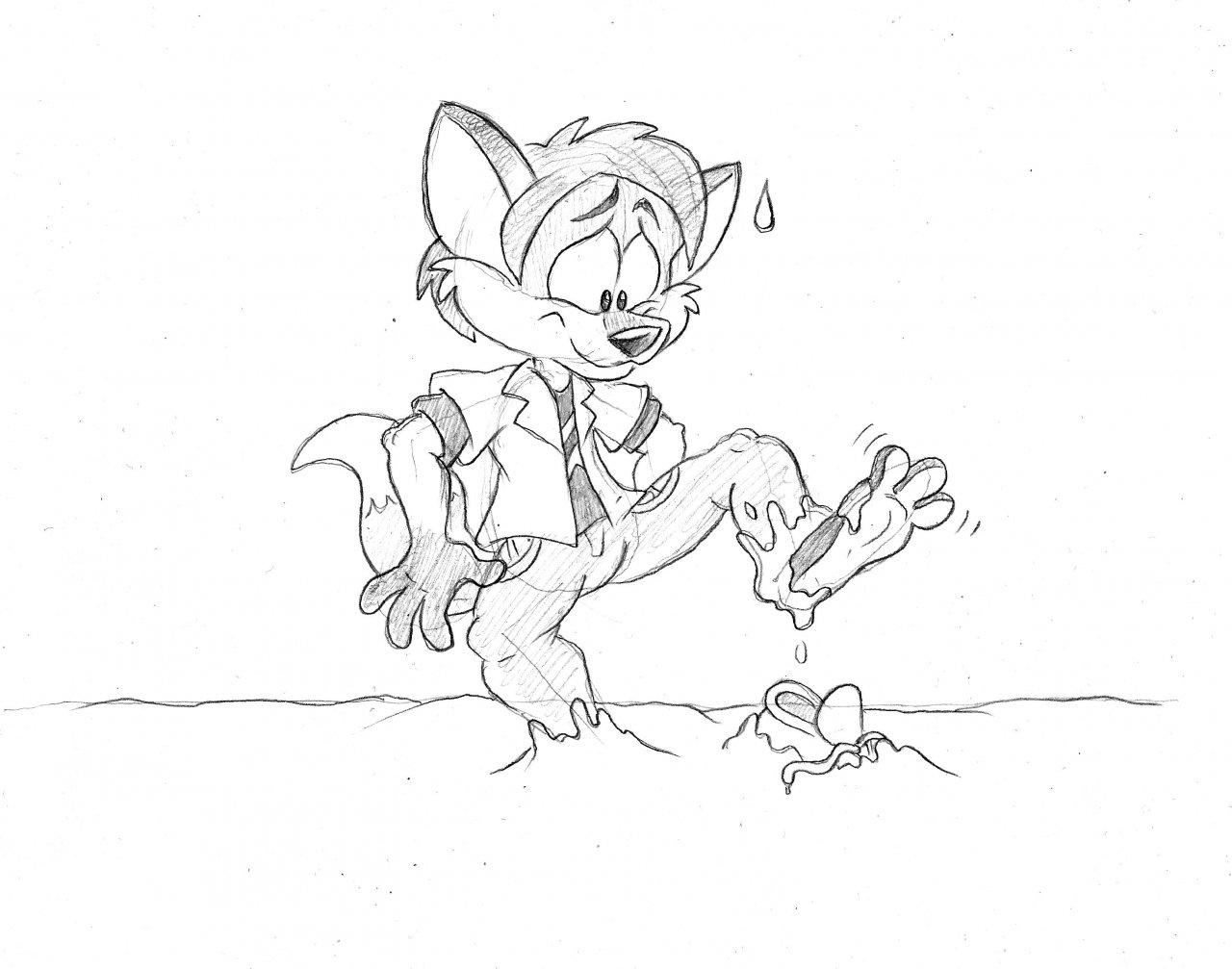 1280x1007 Zak Stuck In The Mud Again! By Sketch Dalmatian