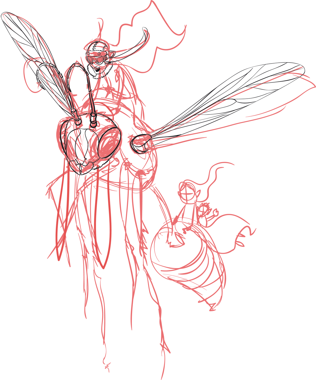 1215x1460 Mud Dauber Wasp Rider By Vrm1979