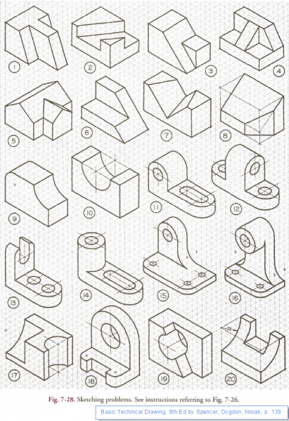 411x599 2 Technical Sketching And Drawing