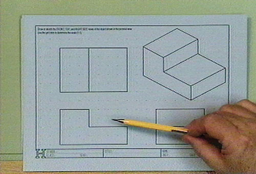 500x341 Multiview Drawing Video (Dvd) (W80643)