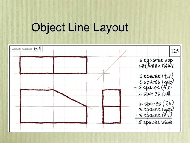 638x479 Multi View Drawing Larger Image Multiview Worksheets