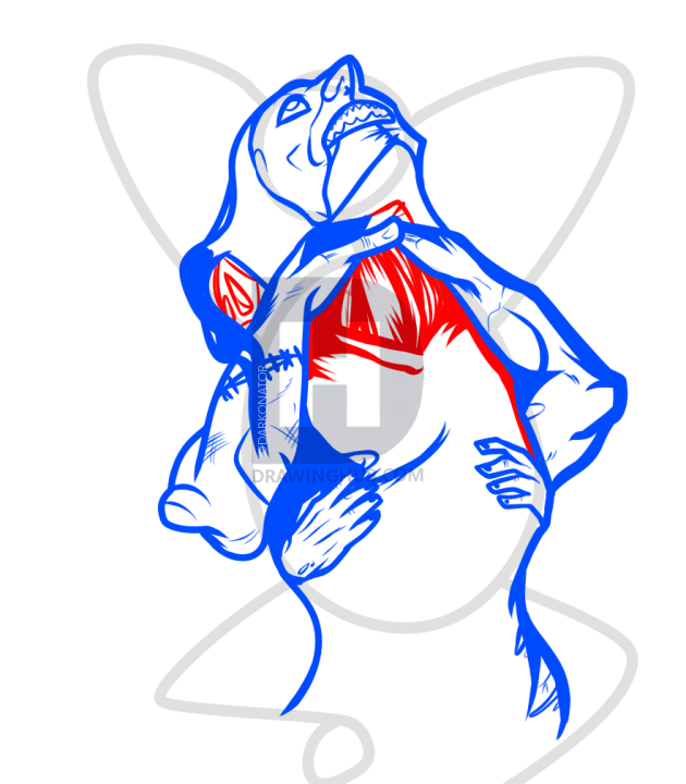 630x720 How To Draw Betrayal, Step By Step, Drawing Guide, By Darkonator