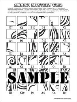267x350 Mirror Mystery Grid Drawing