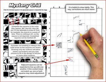 350x273 Mystery Grid Drawing