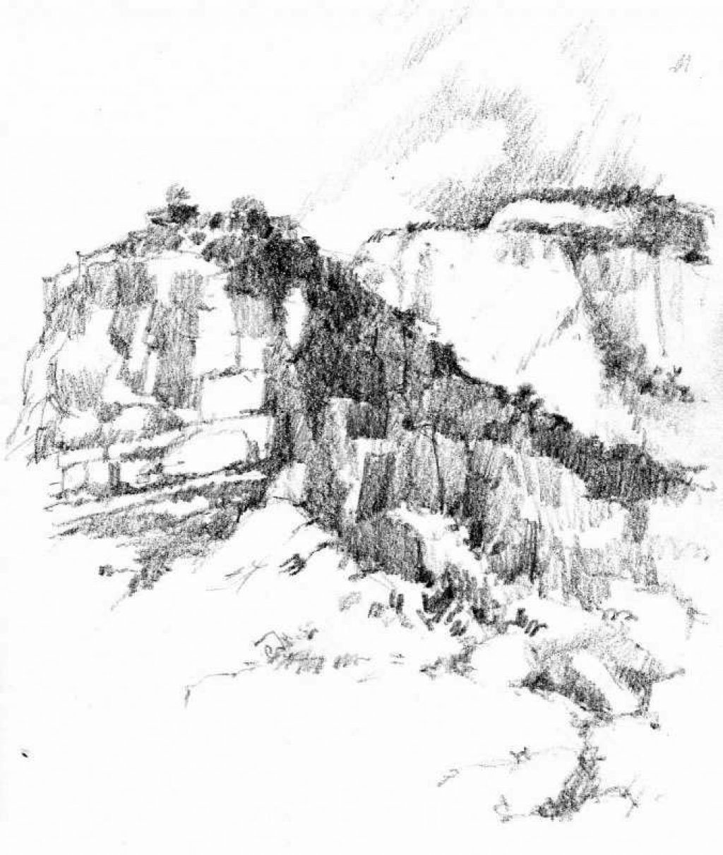 1024x1211 Zion National Park Sketchbook Roland Lee